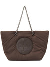 Ella Chain Tote Bag Brown - TORY BURCH - BALAAN 2