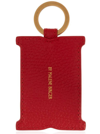 By Malene Birger Leather Keyring Monno, Women's, Red - BY MALENE BIRGER - BALAAN 2