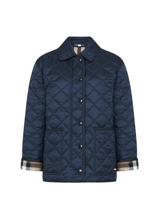 Dalry Quilted Jacket Navy - BURBERRY - BALAAN 1