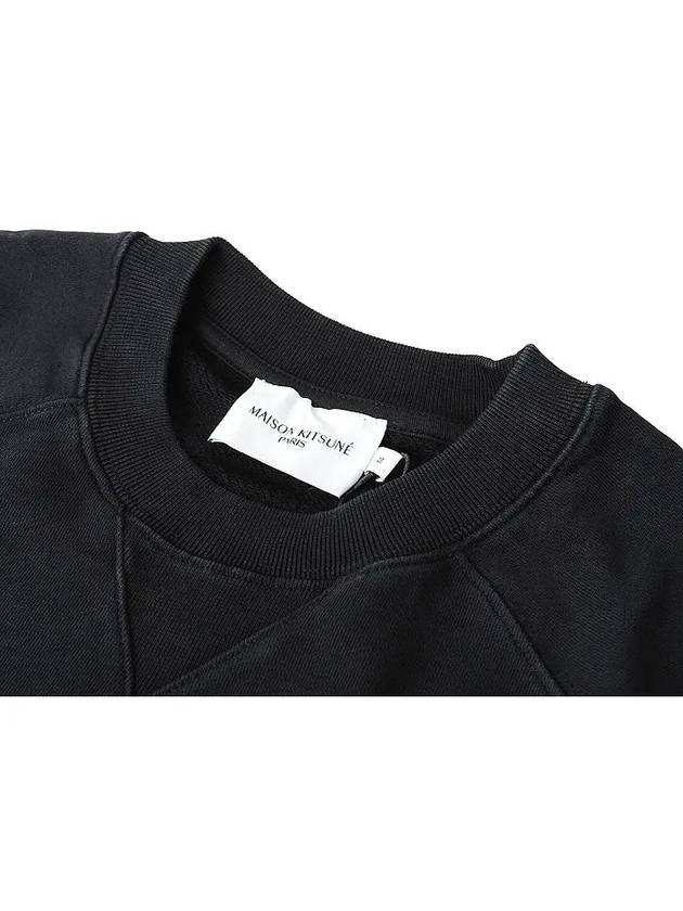 Dressed Fox Patch Classic Sweatshirt Black - MAISON KITSUNE - BALAAN 4