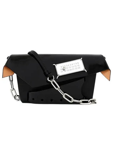 Snatched Chain Shoulder Bag Black - MAISON MARGIELA - BALAAN 1