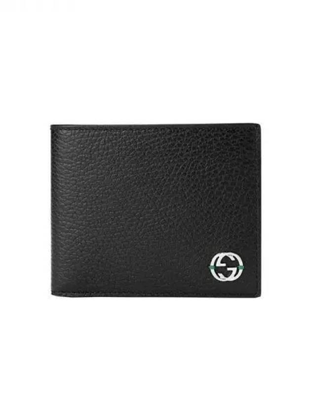 GG interlocking two tone half wallet black green 610 40728488 1065674 - GUCCI - BALAAN 1