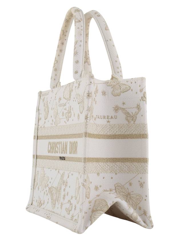 M1265ZESU Gold Embroidery Butterfly Zodiac Book Tote Small Department Store Invoice 34170K - DIOR - BALAAN 2