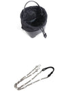 5AC Number Logo Texture Leather Bucket Bag Black - MAISON MARGIELA - BALAAN 4