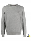 Logo Basic Pullover Knit Top Grey - POLO RALPH LAUREN - BALAAN 2