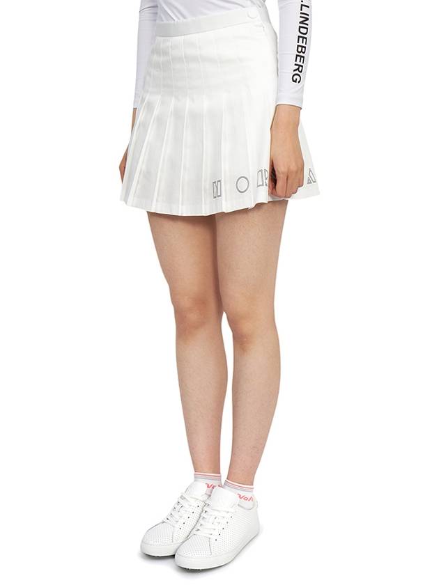 Trans Pleated Skirt White - HORN GARMENT - BALAAN 3