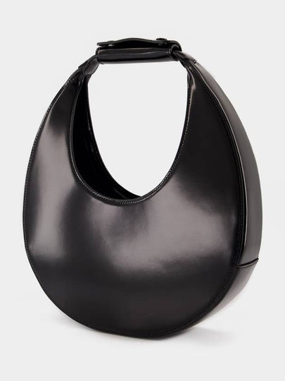 Moon Shoulder Bag - Staud - Leather - Black - STAUD - BALAAN 2