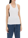 Wardrobe NYC Sleeveless T Shirt W1016R04WHT - WARDROBE.NYC - BALAAN 2