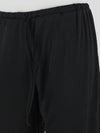 Drawstring pants trousers black 0111476353900 - DRIES VAN NOTEN - BALAAN 3