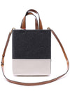 Museo Mini Wool Tote Bag Grey - MARNI - BALAAN 5