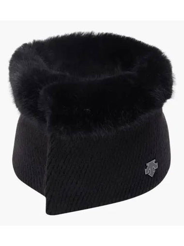 GOLF Women s Knit Fur Neck Warmer DP42WFWMO4 - DESCENTE - BALAAN 1