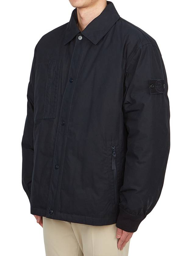 Ghost Piece O-Ventile Down Jacket Navy - STONE ISLAND - BALAAN 4