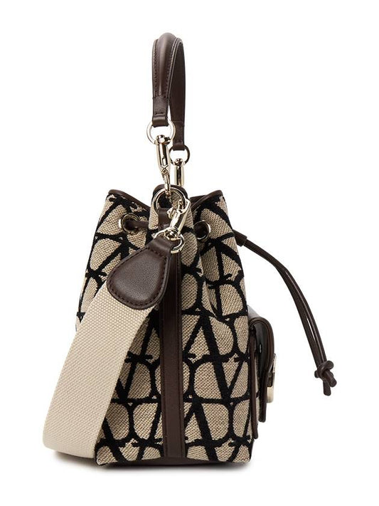 Toile Econography Women s Bucket Bag B0M94ECB YJ5 - VALENTINO - BALAAN 2