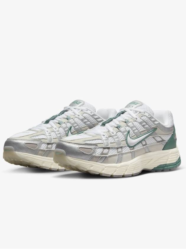 P 6000 Premium Low Top Sneakers Light Bone Green - NIKE - BALAAN 6