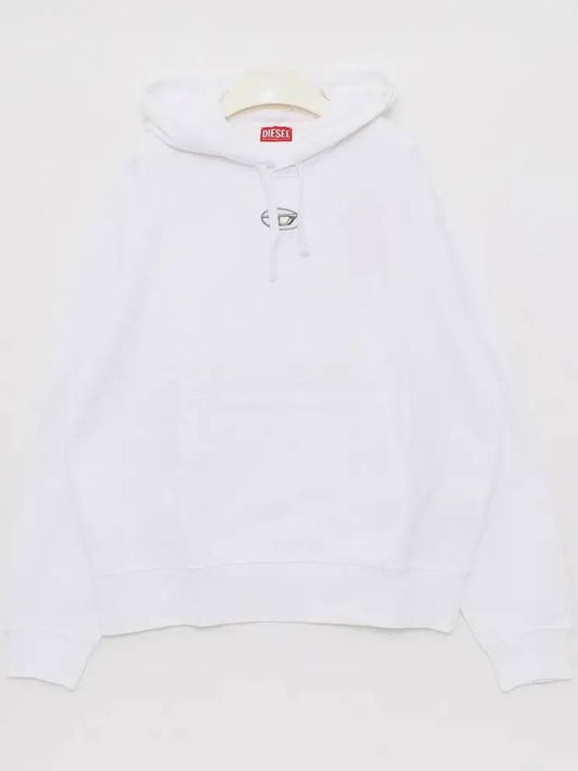 S Macs Logo Hoodie White - DIESEL - BALAAN 2