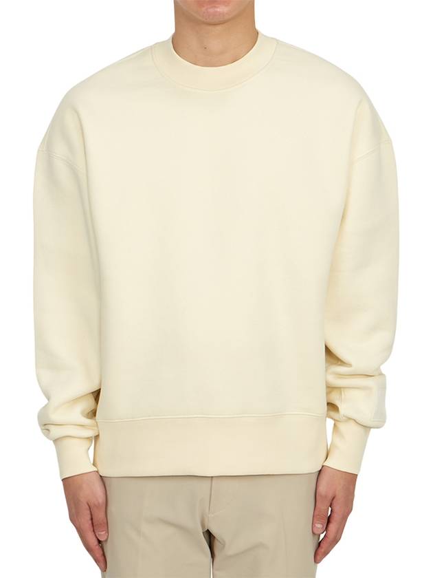 Alexandre Mattiussi Embroidered Logo Sweatshirt Ivory - AMI - BALAAN 2