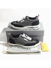 Flannel Clear Sole Low Top Sneakers Grey - THOM BROWNE - BALAAN 6