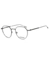 Eyewear Round Metal Eyeglasses Ruthenium - MONTBLANC - BALAAN 2