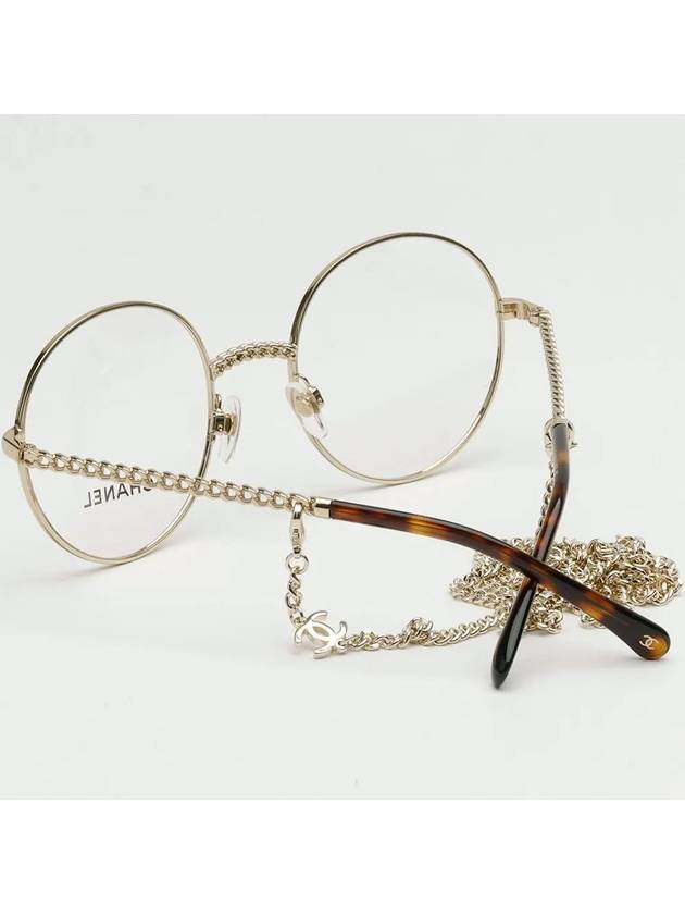 Glasses frame CH2186 C395 round CC strap chain Jenny - CHANEL - BALAAN 4