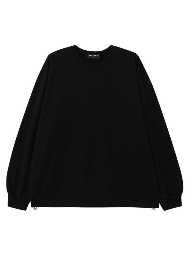 Back slit string long sleeve black - THEN OUR - BALAAN 2