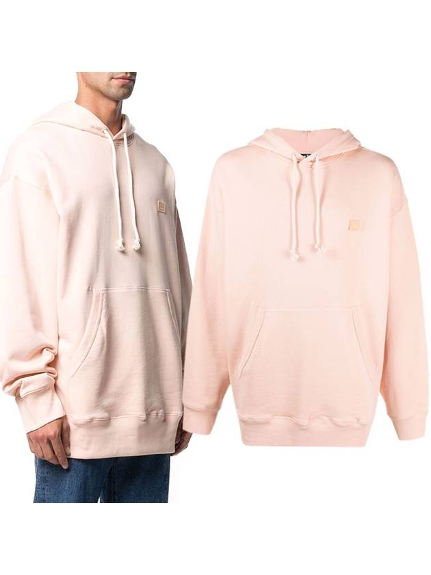 Farrin Face Oversized Hoodie Powder Pink - ACNE STUDIOS - BALAAN 2