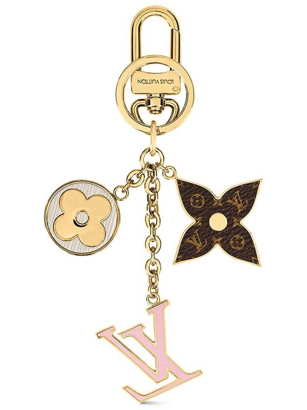 Spring Street Bag Charm Key Holder Gold - LOUIS VUITTON - BALAAN 3