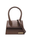 Le Chiquito Moyen Signature Mini Tote Bag Dark Brown - JACQUEMUS - BALAAN 1