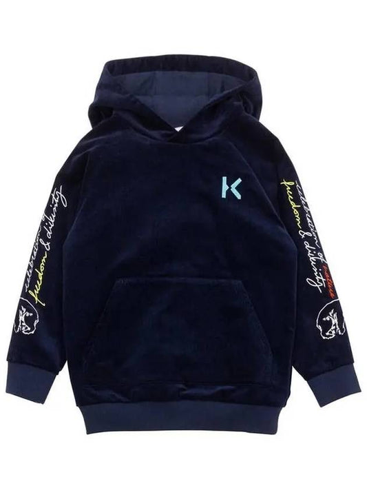 Kids Women Logo Embroidered Slogan Hoodie K25692 868 Others 271919 - KENZO - BALAAN 1