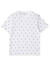 All Over Pony Pajama Short Sleeves T Shirt White - POLO RALPH LAUREN - BALAAN 2