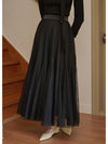 Chamomile Banding Sha Long Pleats Skirt - MICANE - BALAAN 6