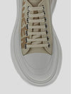 Women's Logo Print Low Top Sneakers Cream - ALEXANDER MCQUEEN - BALAAN 2