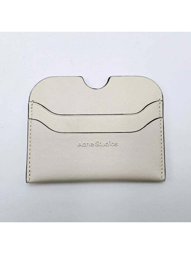 Elmas Large S Card Wallet White - ACNE STUDIOS - BALAAN 2