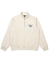 Airy Double Paper Half Zip Up T-Shirt IVORY MAN M3321PTL07IVY - MALBON GOLF - BALAAN 2