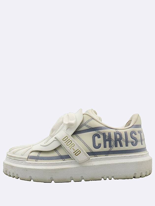 Dior Christian KCK309TNT White Color Velcro Leather ID Women s Sneakers 36 - DIOR - BALAAN 3