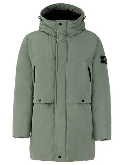 Wappen Patch Twill Down Parka Green - STONE ISLAND - BALAAN 2