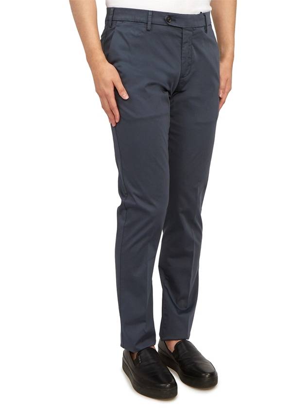 straight pants navy - RVR LARDINI - BALAAN 4