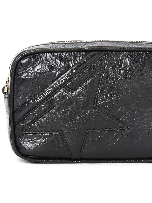 Star Glossy Lambskin Mini Cross Bag Black - GOLDEN GOOSE - BALAAN 9