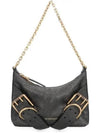 Voyou Boyfriend Leather Shoulder Bag Black - GIVENCHY - BALAAN 2