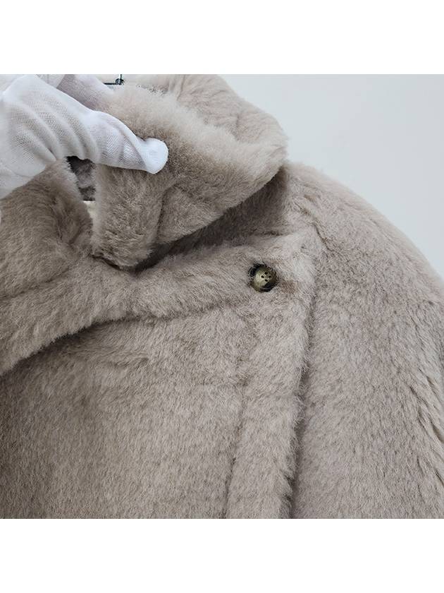 Tebe Teddy Cape Beige - MAX MARA - BALAAN 9