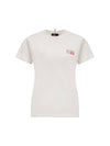 Mountain Logo Short Sleeve T-Shirt White - MONCLER - BALAAN 1