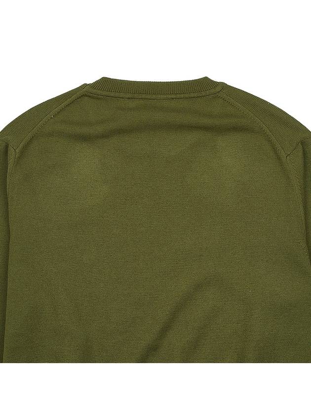 ORB Embroidered Crew Neck Knit Top Green - VIVIENNE WESTWOOD - BALAAN 8