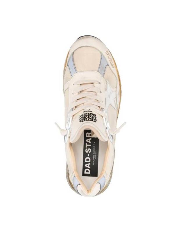 Dad Star Nappa Nylon Low Top Sneakers Beige - GOLDEN GOOSE - BALAAN 5