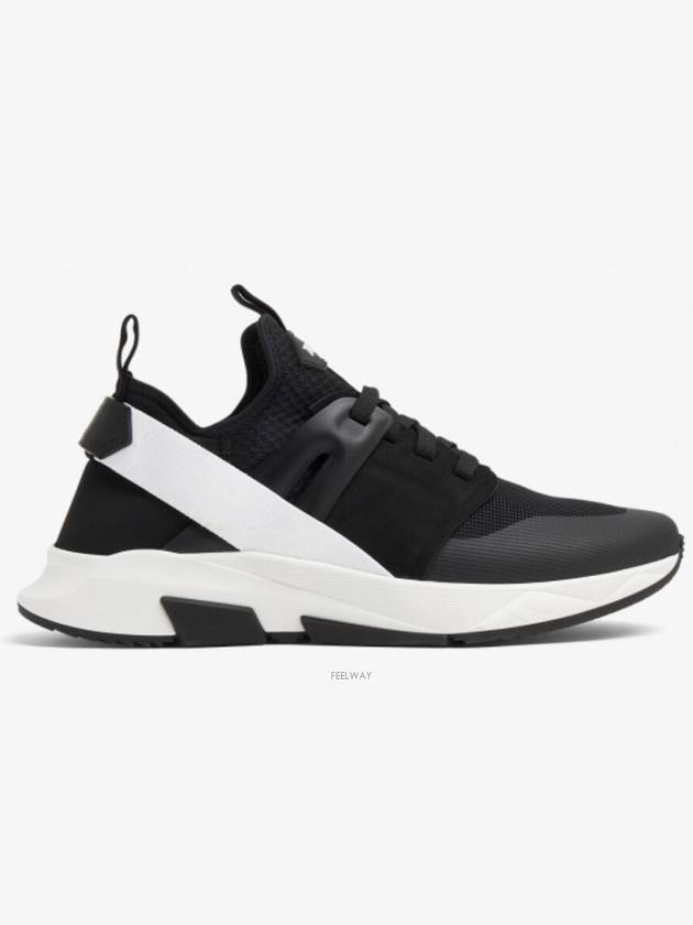 Jago Low-Top Sneakers Black - TOM FORD - BALAAN 3