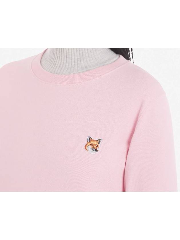 Fox Head Patch Regular Sweatshirt Pink - MAISON KITSUNE - BALAAN 9