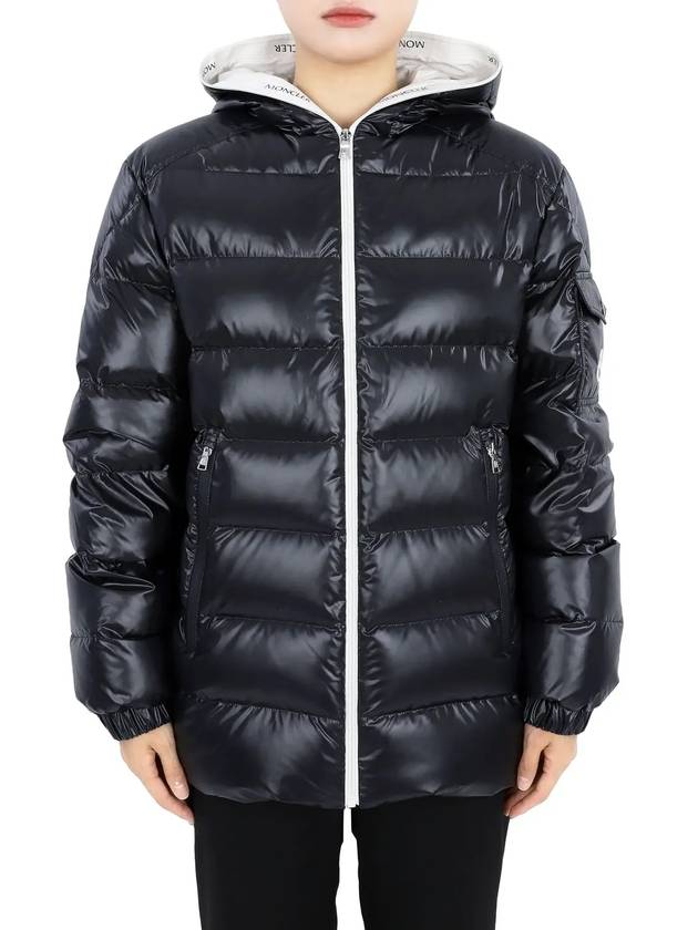 Kids GANZORIG down lightweight padded jacket navy 1A00019 595ZJ 778 12 14A adult wearable - MONCLER - BALAAN 3