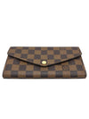 N63209 Damier Even Canvas Sarah Wallet Long - LOUIS VUITTON - BALAAN 4