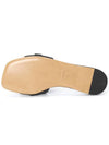 Gancini Ornament Flat Slide Black - SALVATORE FERRAGAMO - BALAAN 6