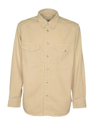 Long Sleeve Shirt CH0102HB B1H07H23EC BEIGE - ISABEL MARANT - BALAAN 1