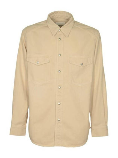 Long Sleeve Shirt CH0102HB B1H07H23EC BEIGE - ISABEL MARANT - BALAAN 1