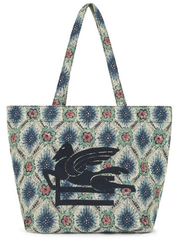 Trotter Jacquard Tote Bag 1P0487111 - ETRO - BALAAN 1